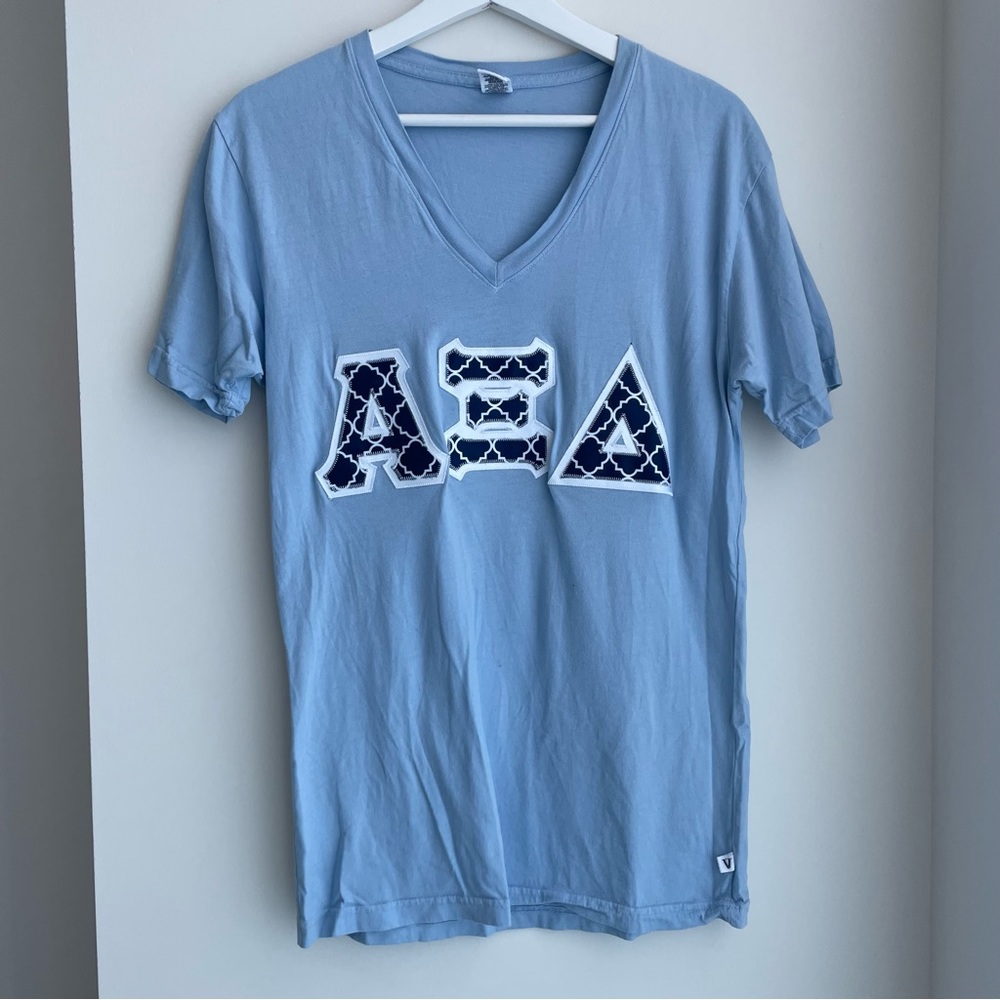 Alpha Xi Delta Stitched Letter Shirt
